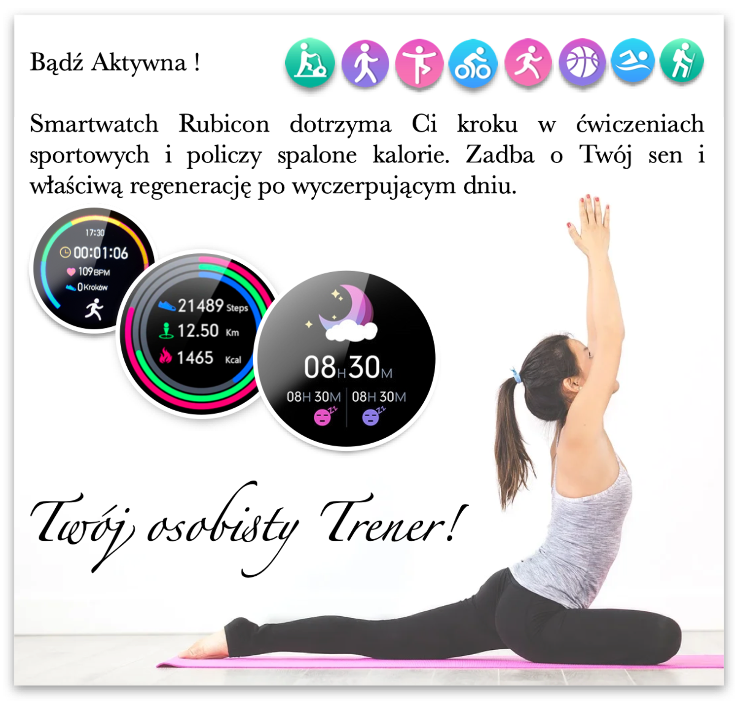 Smartwatch damski na bransolecie Rubicon RNBE64 srebrny (1).jpg